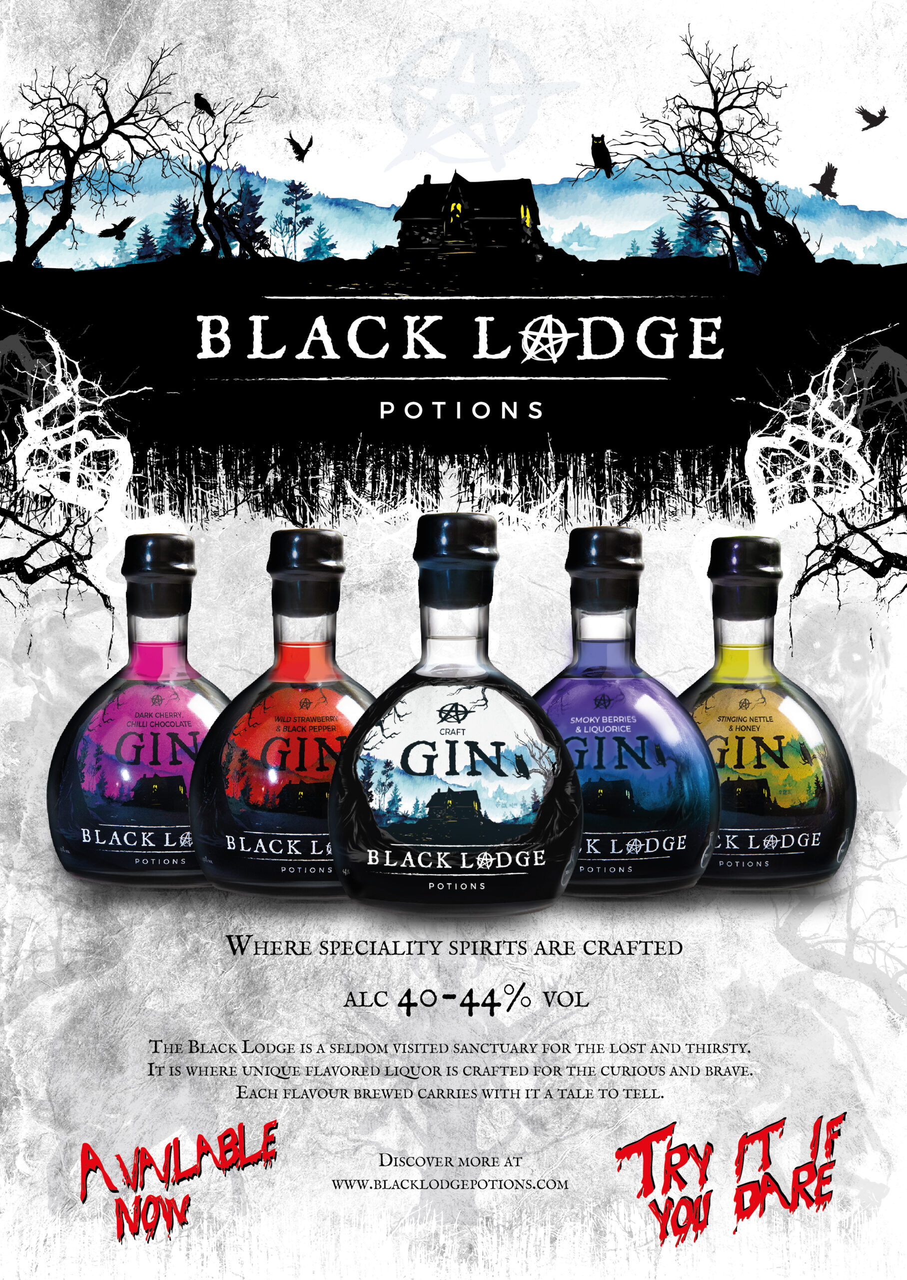 Black Lodge Potion craft gin